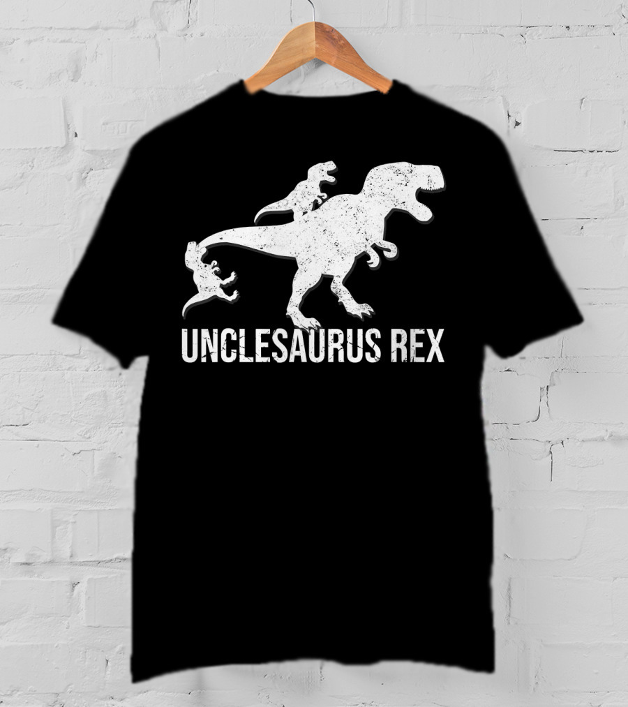 Unclesaurus Rex 2 Kids Funny Uncle Dinosaur T-Shirt