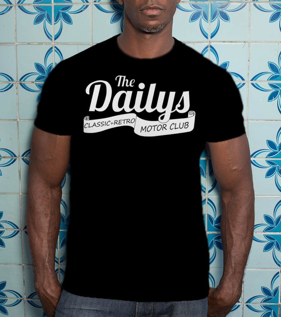 The Dailys Classic Retro Motor Club T-Shirt