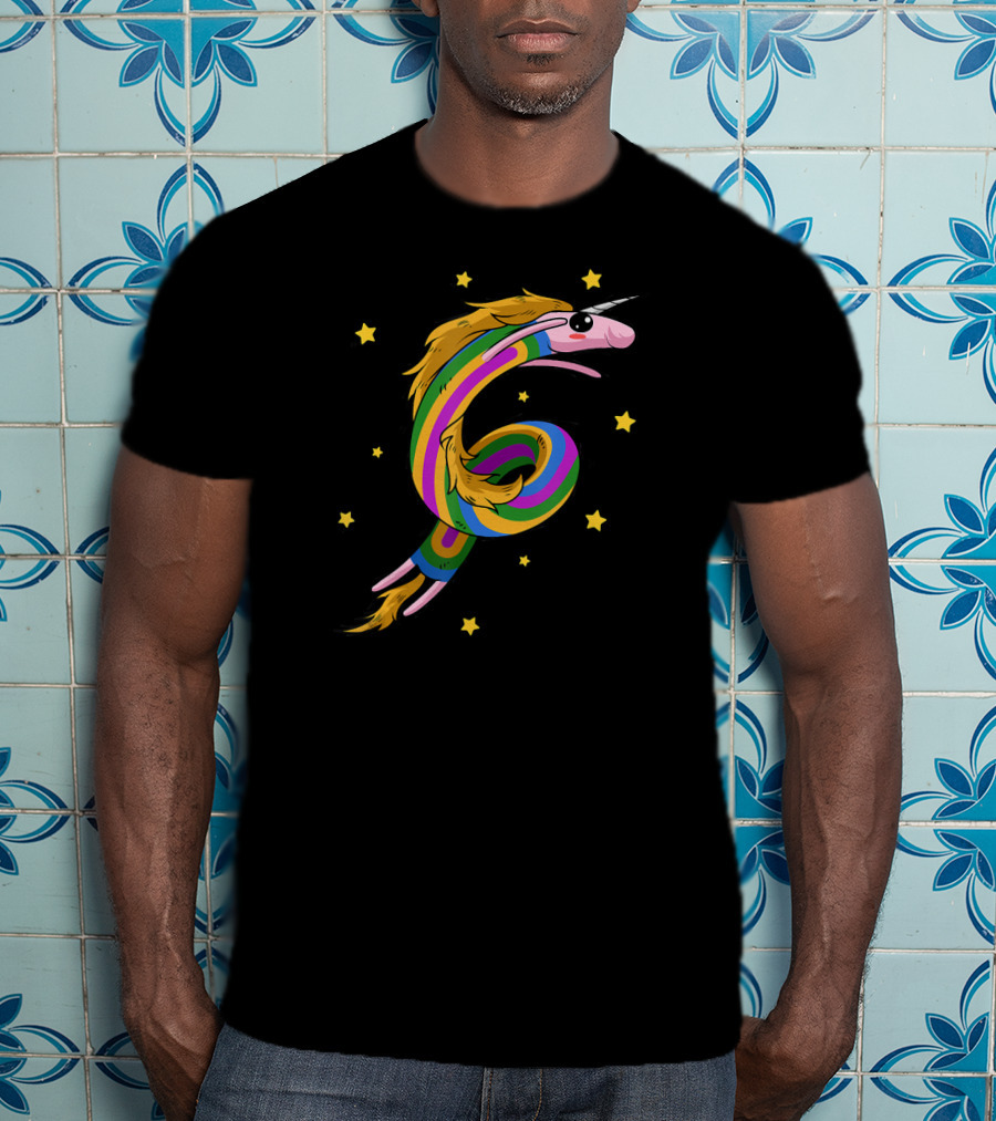 Rainicorn Unicorn Rainbow Star Party Adventure T-Shirt