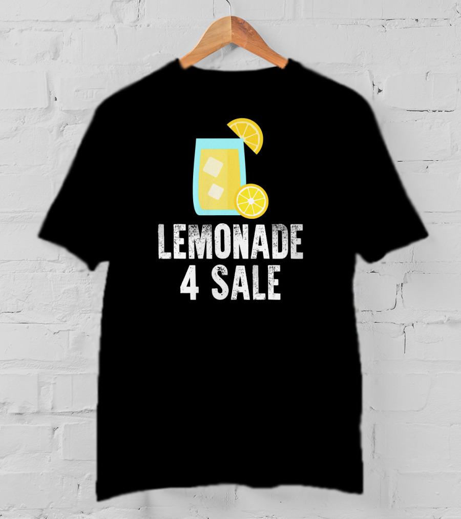 Lemonade 4 Sale Cool Iced Drink With Lemon Slices T-Shirt