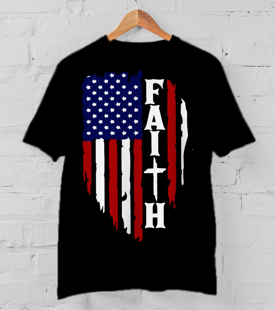 Faith American Flag USA T-Shirt