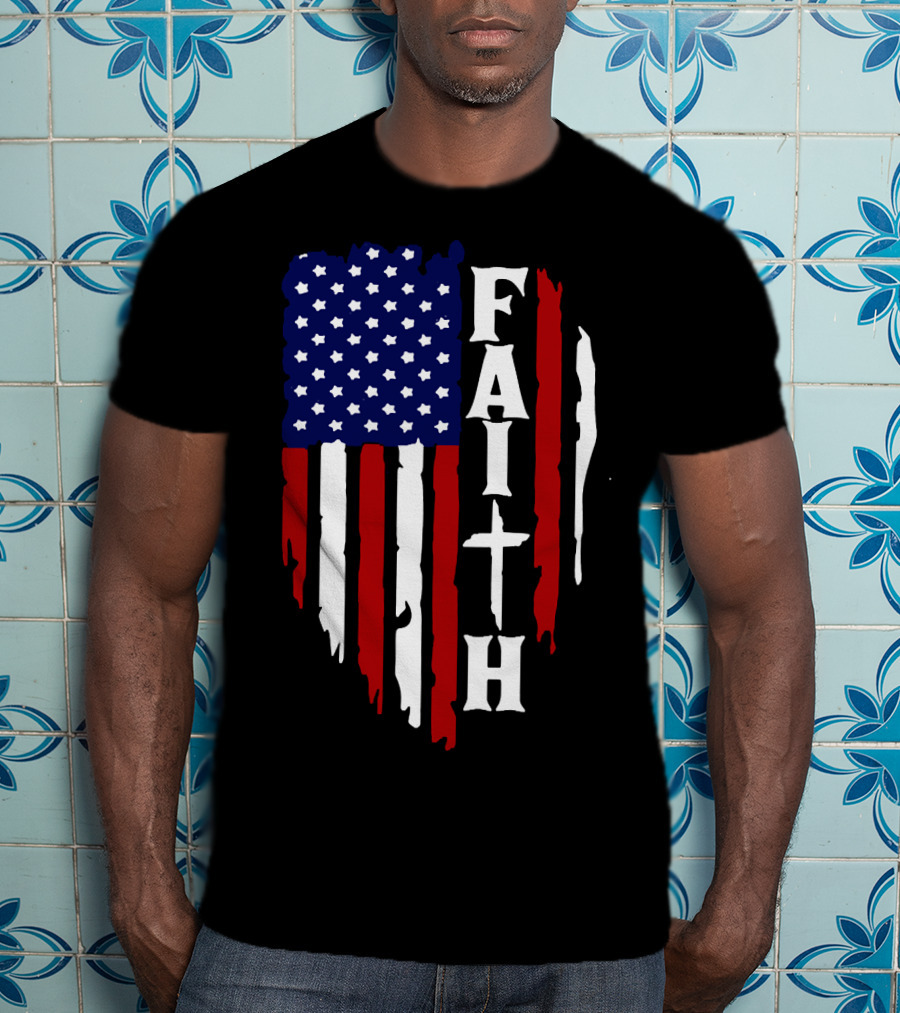 Faith American Flag USA T-Shirt