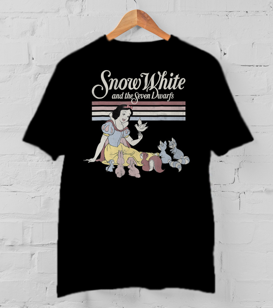 Snow White And The Seven Dwarfs Critters Stripe T-Shirt