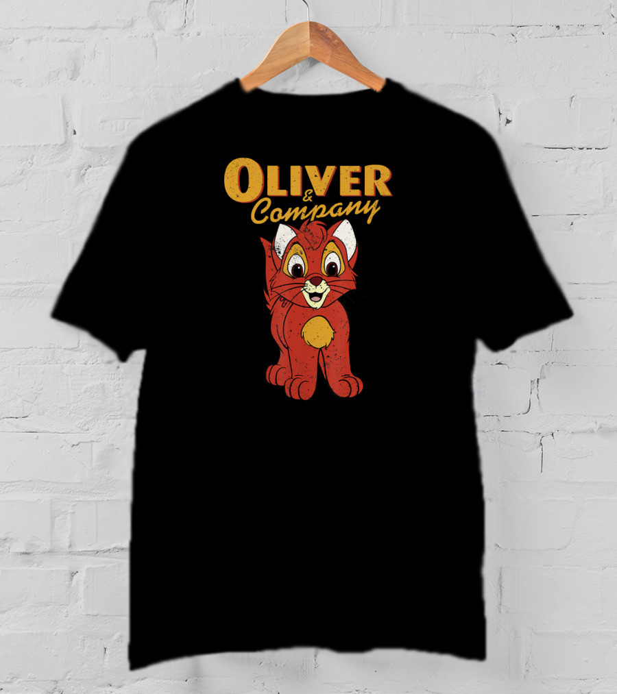 Oliver And Company Disney Movie Cat T-Shirt