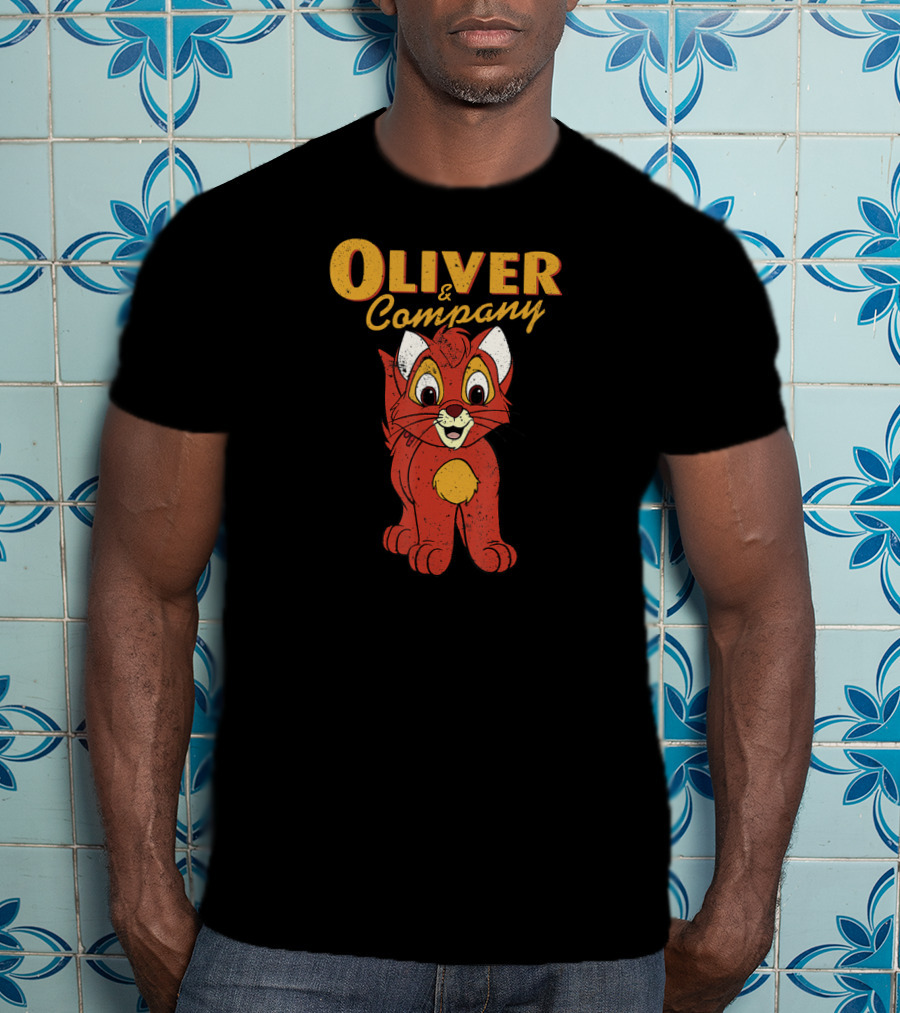 Oliver And Company Disney Movie Cat T-Shirt