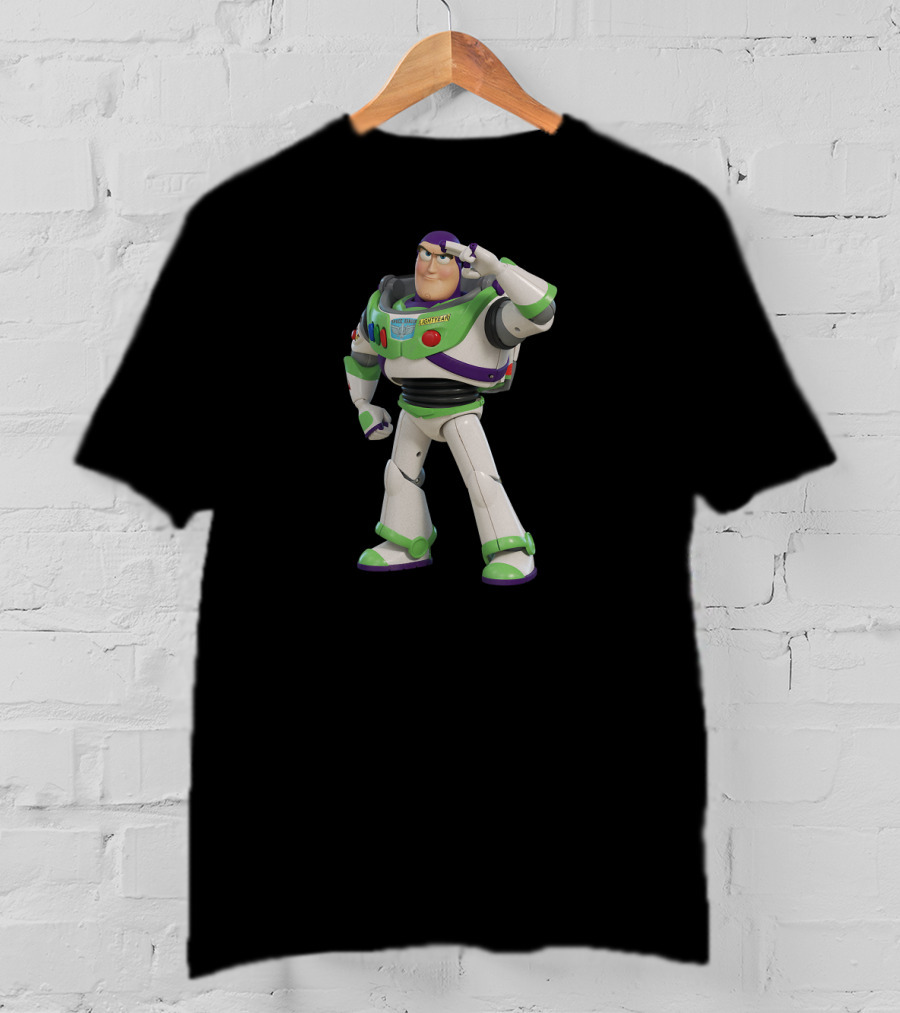 Buzz Lightyear Salute Disney Pixar Toy Story 4 Heroic Pose T-Shirt