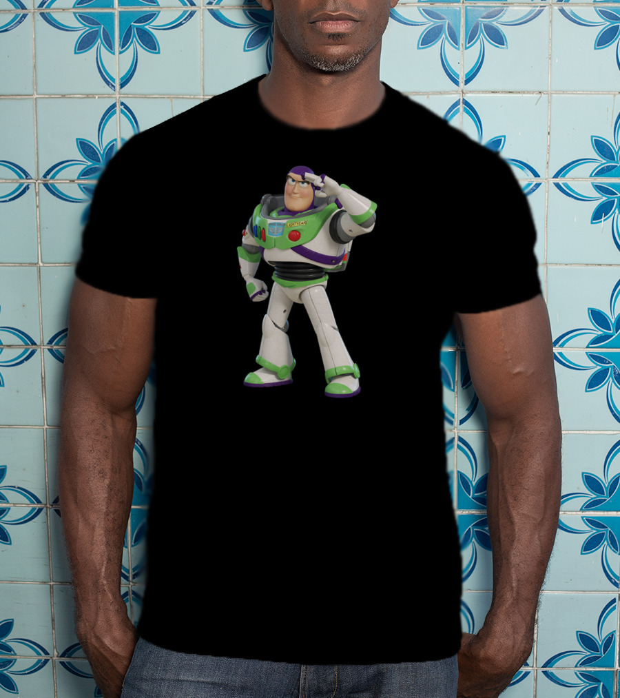 Buzz Lightyear Salute Disney Pixar Toy Story 4 Heroic Pose T-Shirt