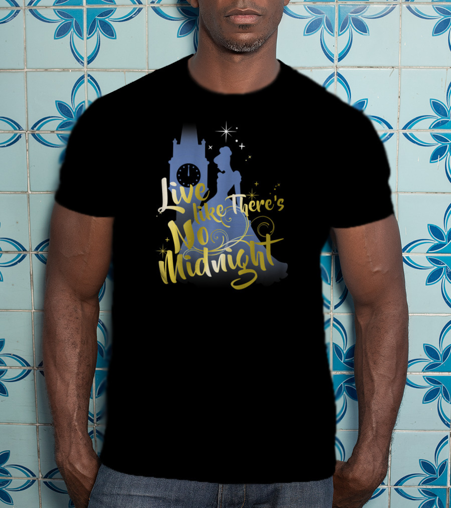 Cinderella Live Like There's No Midnight Disney Clock Tower T-Shirt