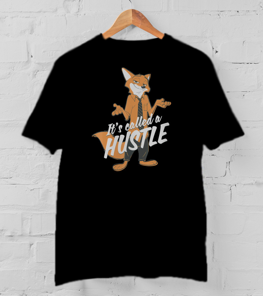 Disney Zootopia Nick Wilde It's Called A Hustle T-Shirt