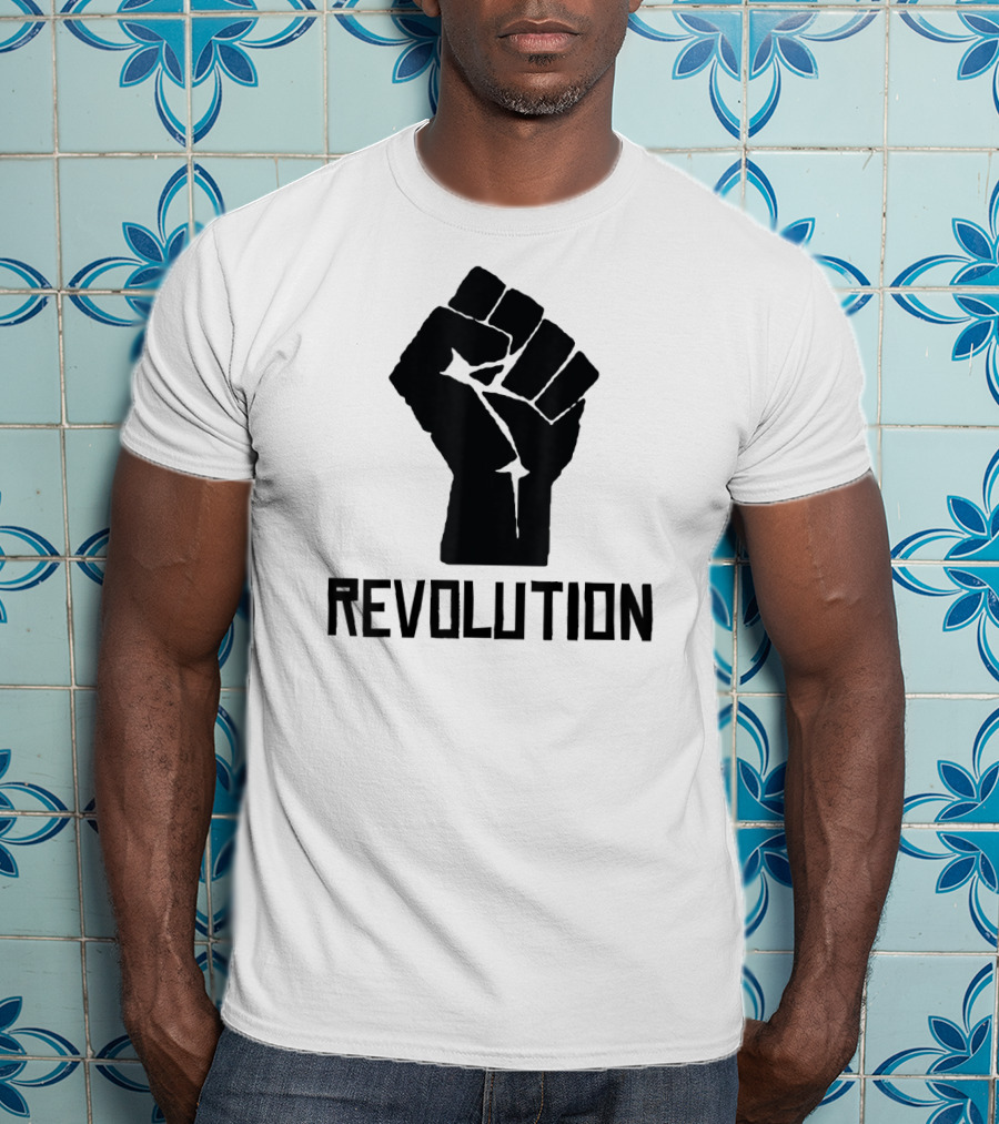 African Black Pride Political Revolution Fist T-Shirt