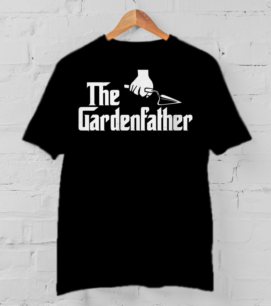 The Gardenfather Gardening Trowel Logo Iconic T-Shirt