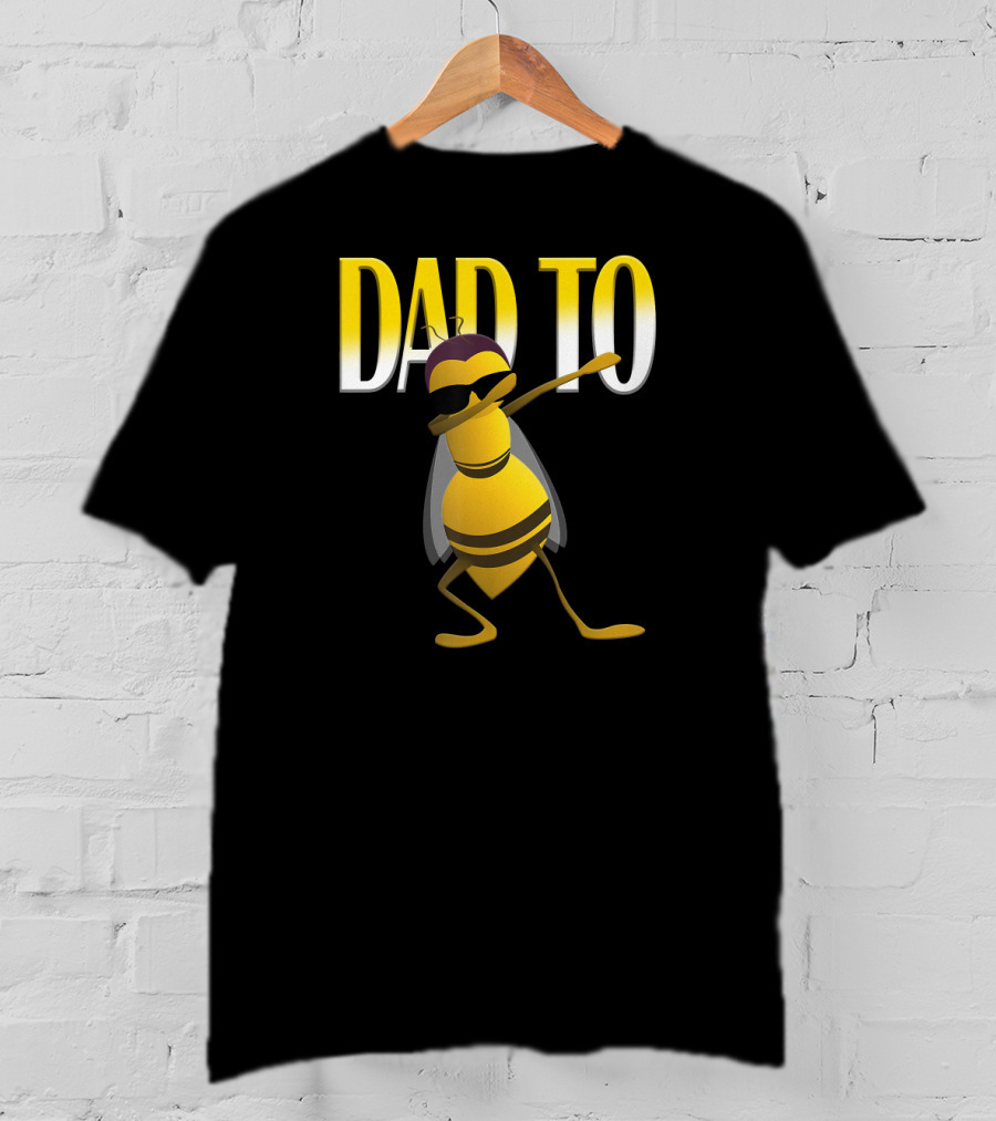 Dad To Be Dabbing Bee T-Shirt