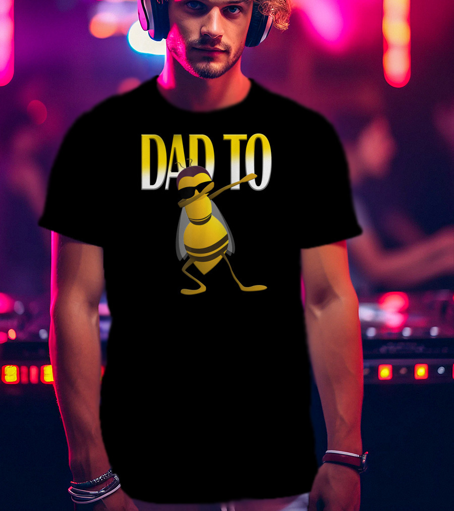 Dad To Be Dabbing Bee T-Shirt