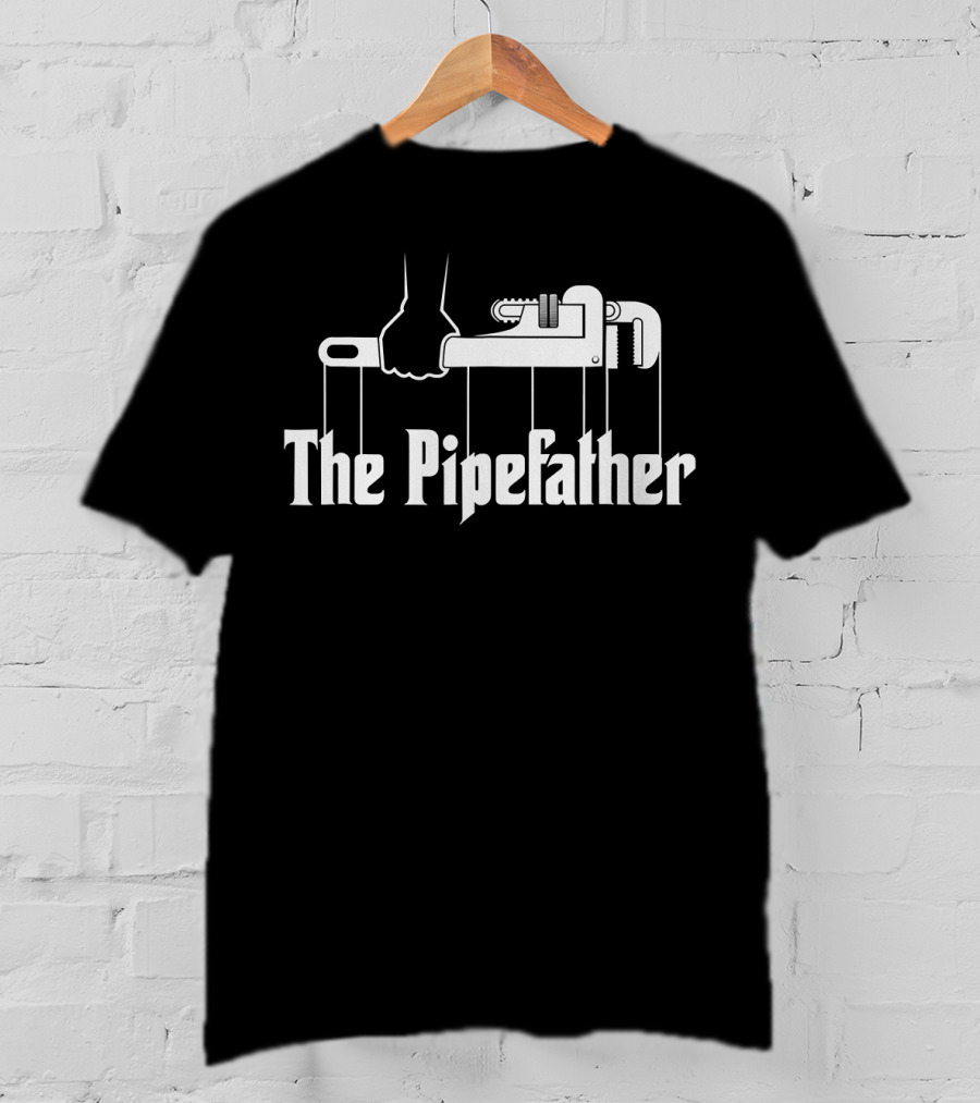 The Pipefather Plumber Puppet Wrench Hand T-Shirt
