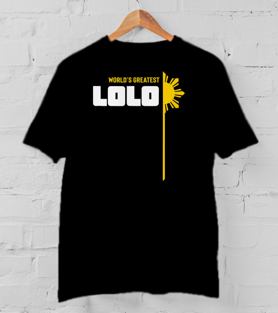 World's Greatest Lolo Filipino Grandpa Sun T-Shirt