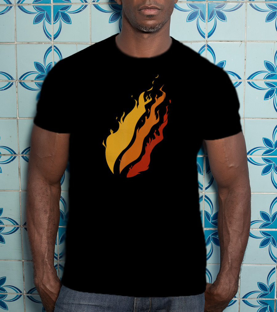 Vintage Fire Nation Flame Gamers T-Shirt