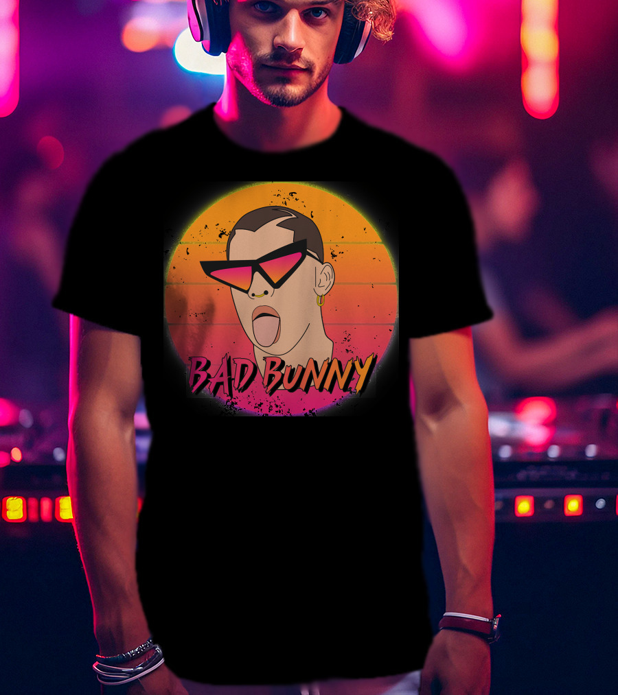 Bad Bunny Vintage Retro Essential Sunset T-Shirt