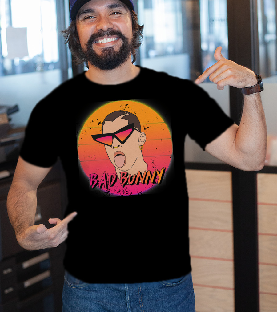 Bad Bunny Vintage Retro Essential Sunset T-Shirt