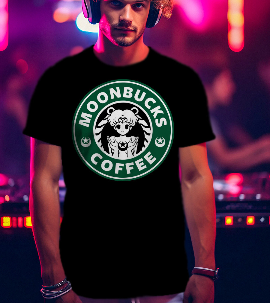 Moonbucks Coffee Sailor Moon Starbucks T-Shirt