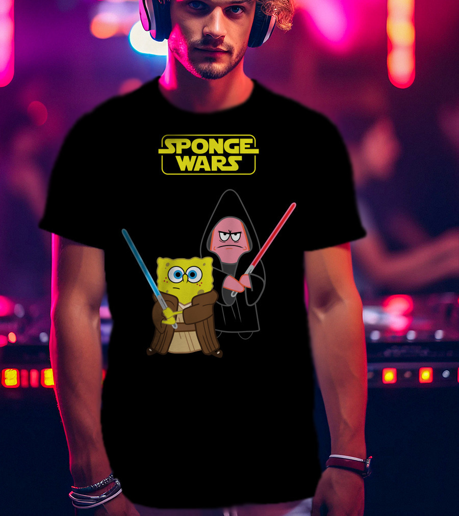 SpongeBob SquarePants Patrick Star Sponge Wars T-Shirt