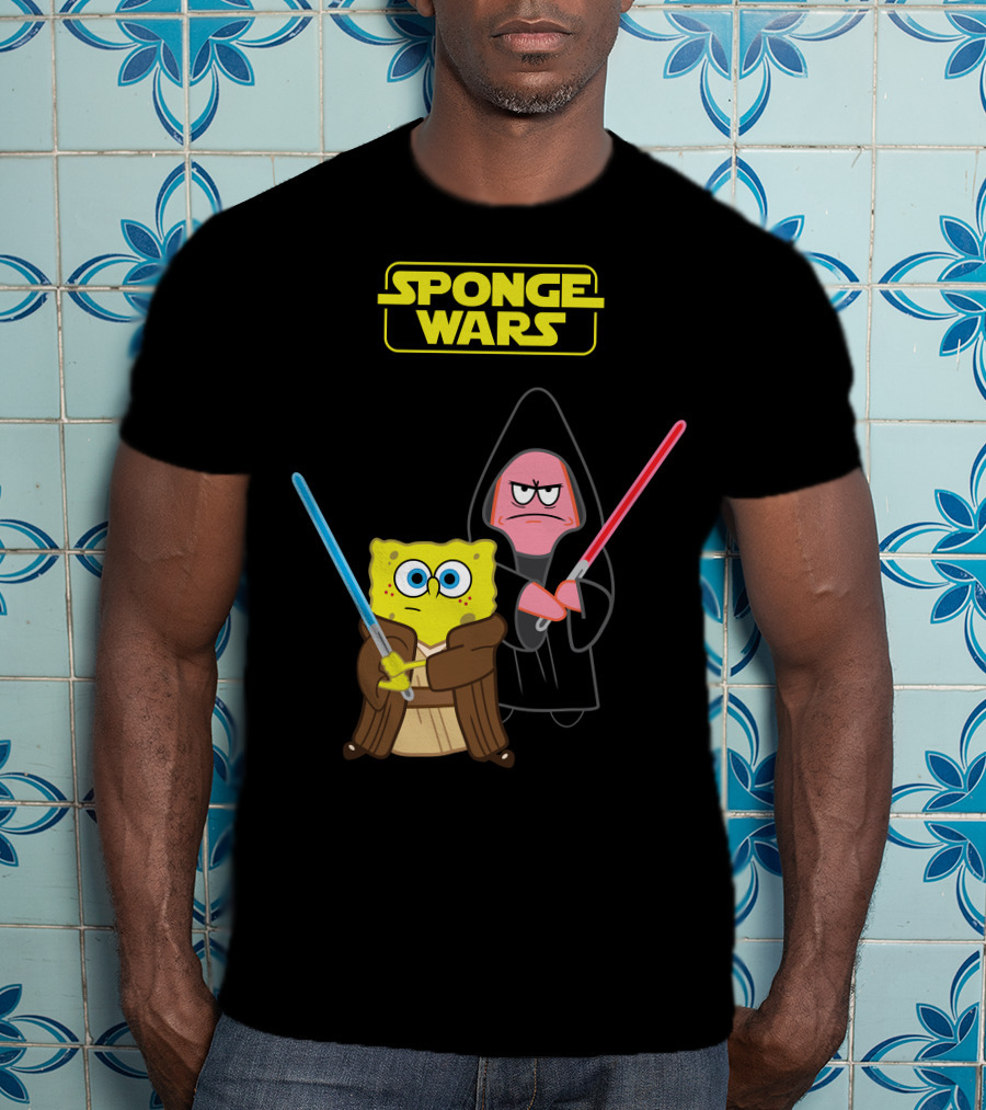 SpongeBob SquarePants Patrick Star Sponge Wars T-Shirt