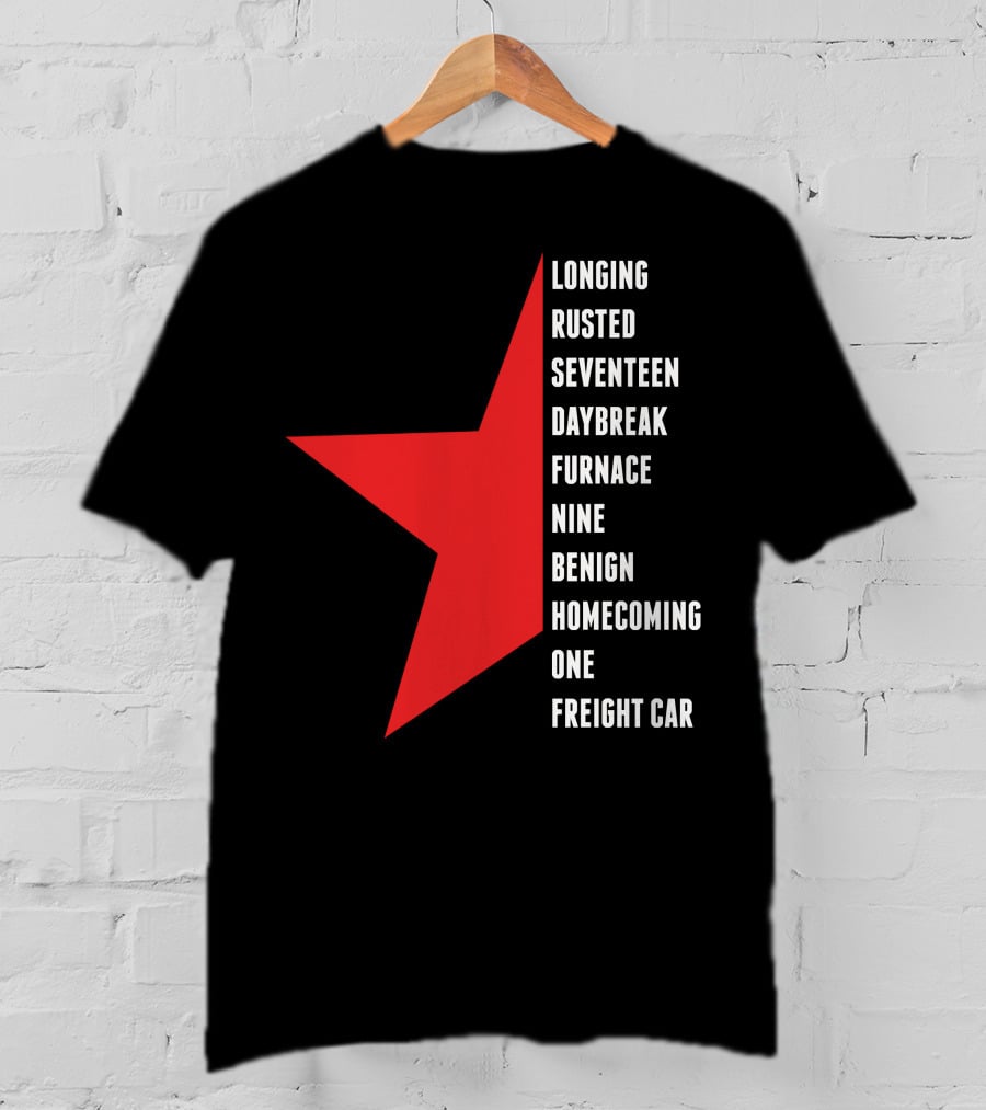Winter Soldier Longing Rusted Seventeen Daybreak Furnace Nine Benign Homecoming One Freight Car T-Shirt