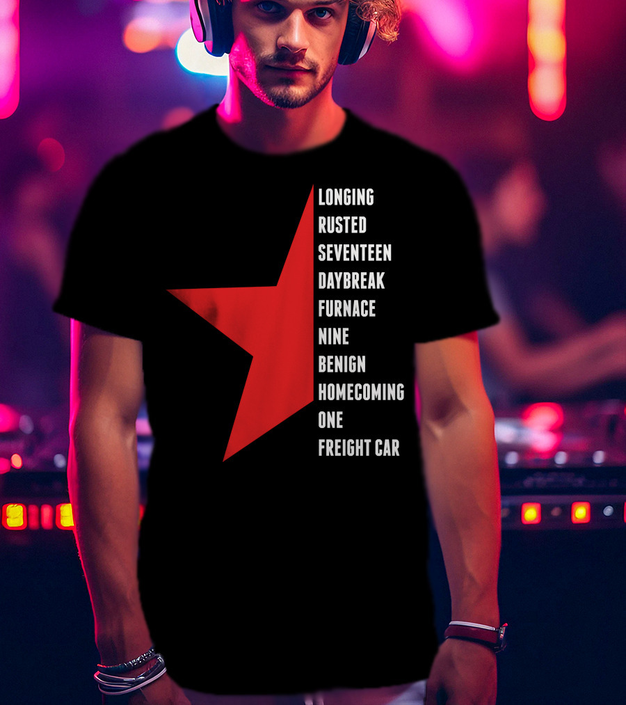 Winter Soldier Longing Rusted Seventeen Daybreak Furnace Nine Benign Homecoming One Freight Car T-Shirt