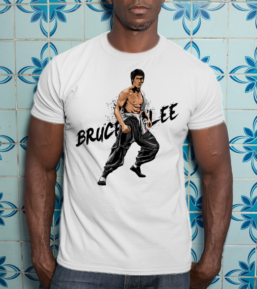 Bruce Lee Martial Arts Stance T-Shirt