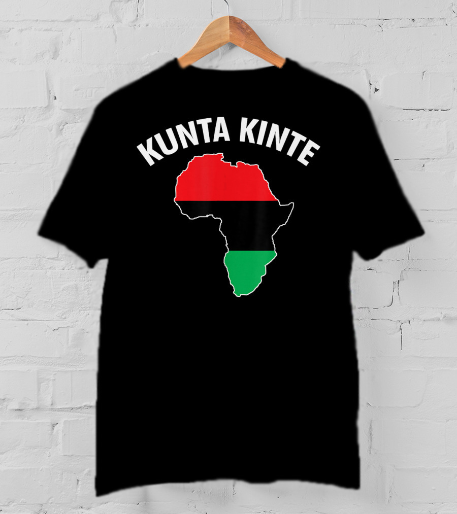 Kunta Kinte African Color Map Of Africa T-Shirt