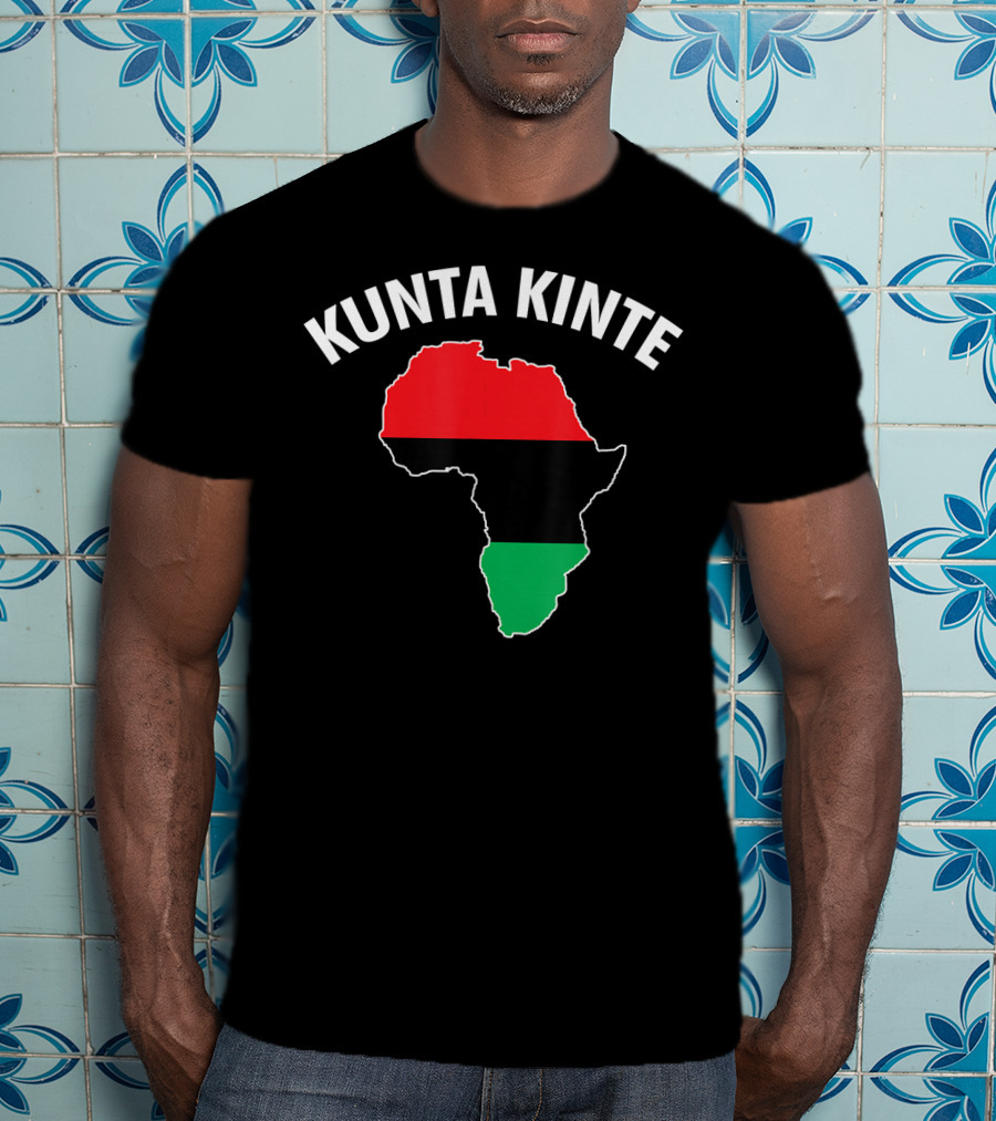 Kunta Kinte African Color Map Of Africa T-Shirt