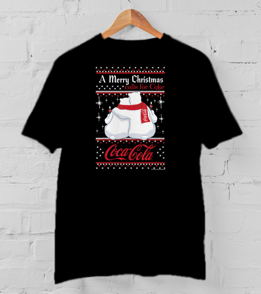 A Merry Christmas Calls For Coke Coca-Cola Polar Bears T-Shirt