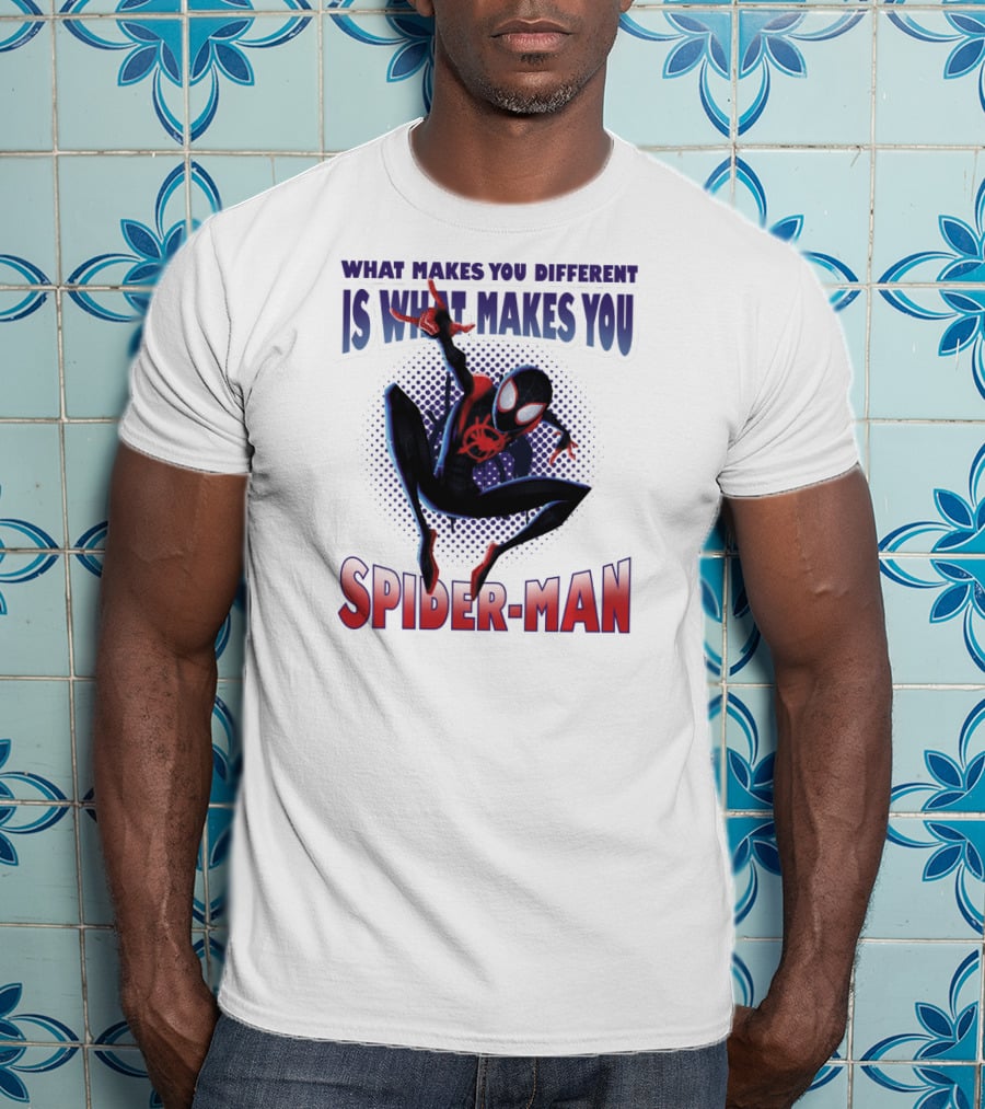 Spider-Man Into The Spider-Verse What Makes You Different Is What Makes You Spider-Man T-Shirt