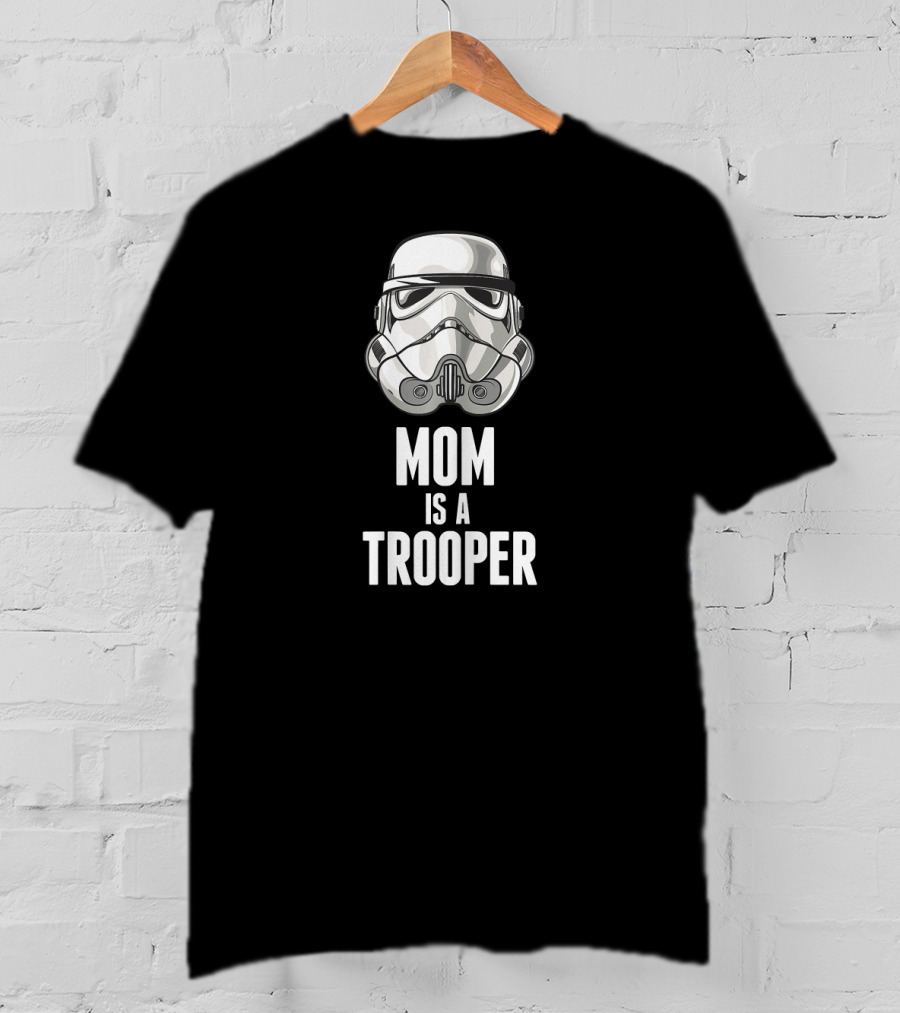 Star Wars Stormtrooper Mom Is A Trooper Iconic Helmet T-Shirt