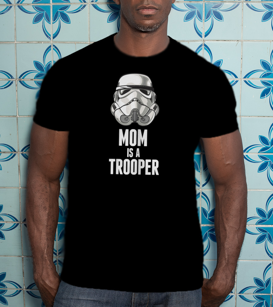 Star Wars Stormtrooper Mom Is A Trooper Iconic Helmet T-Shirt