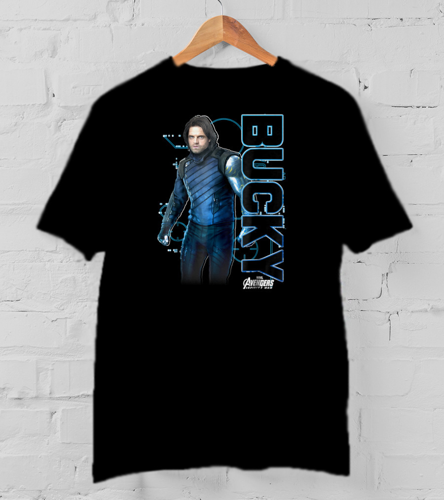 Bucky Avengers Infinity War Tech Marvel T-Shirt