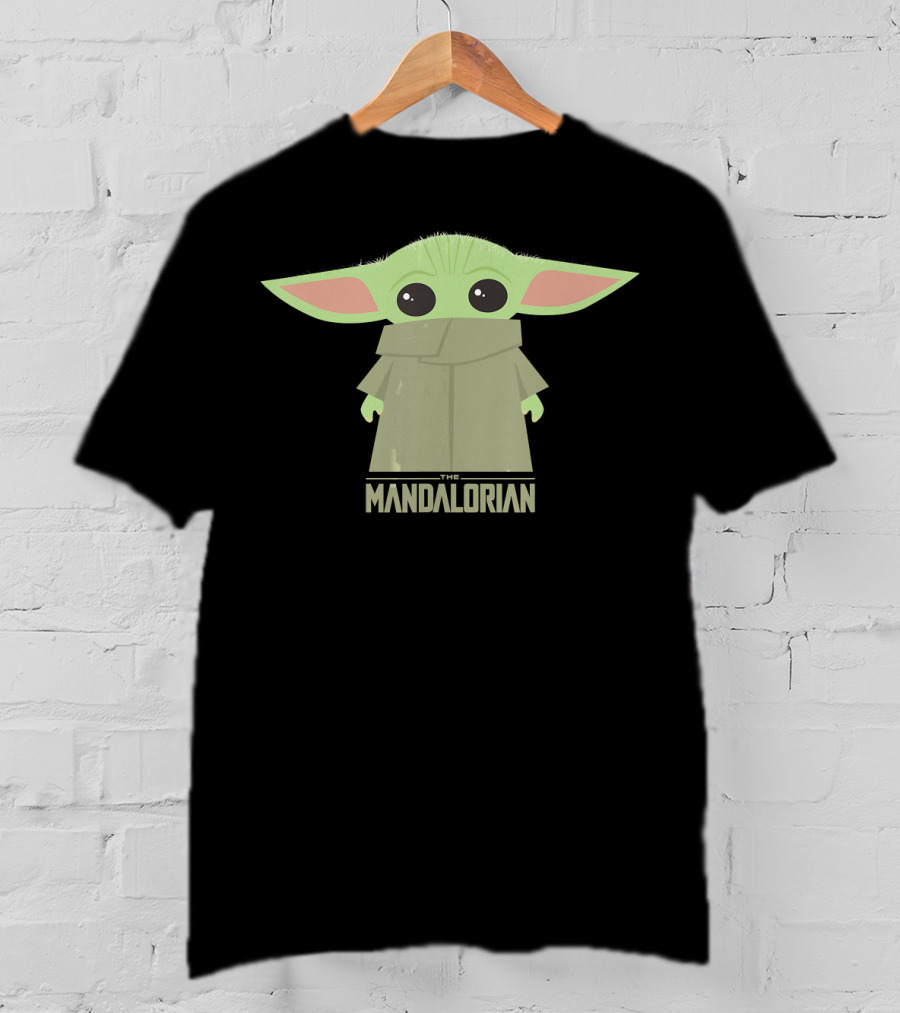 Star Wars The Mandalorian The Child Grogu Hidden Face Iconic Character T-Shirt
