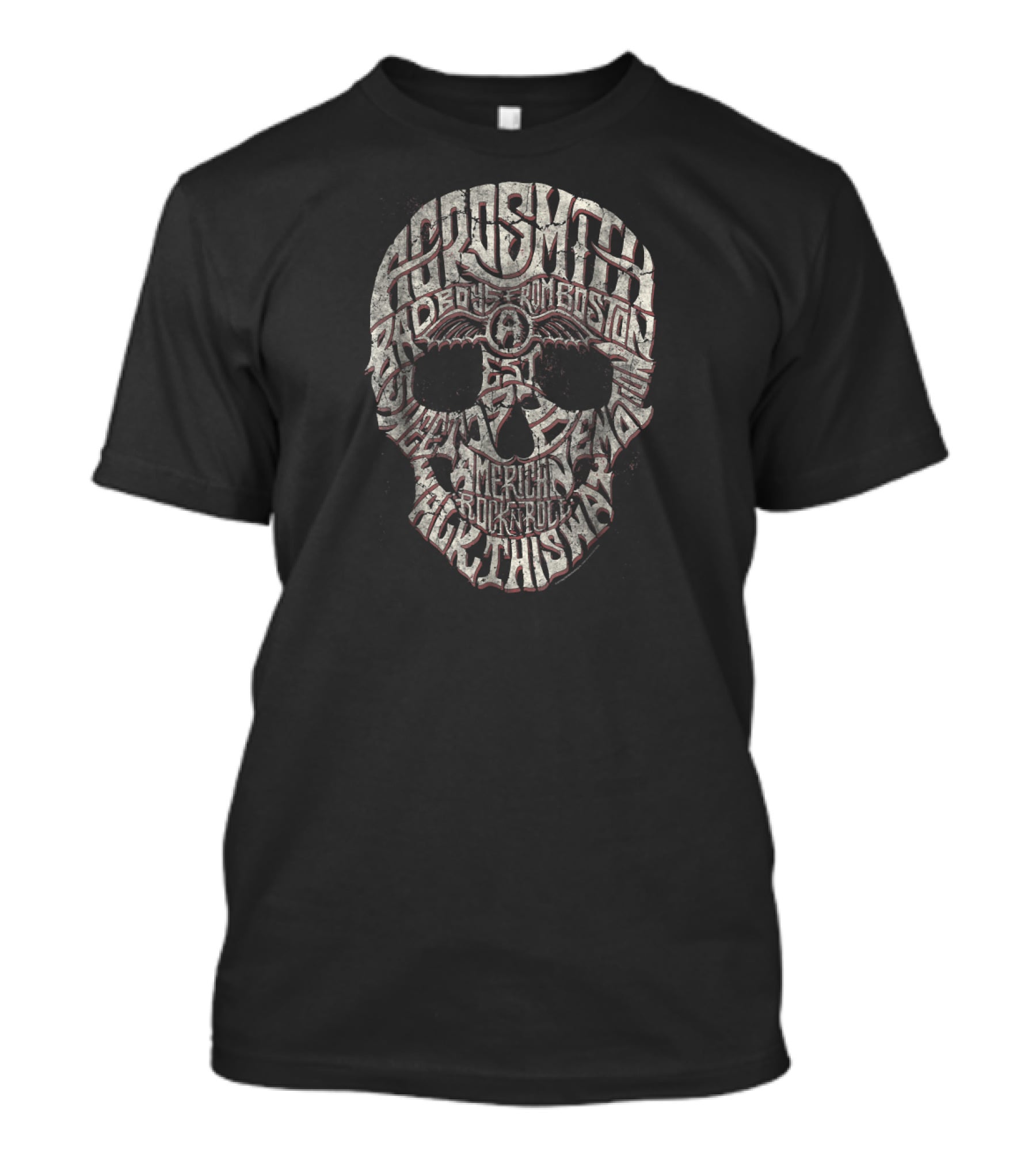 Aerosmith Dream On Raised On Boston American Rock Roll T-Shirt