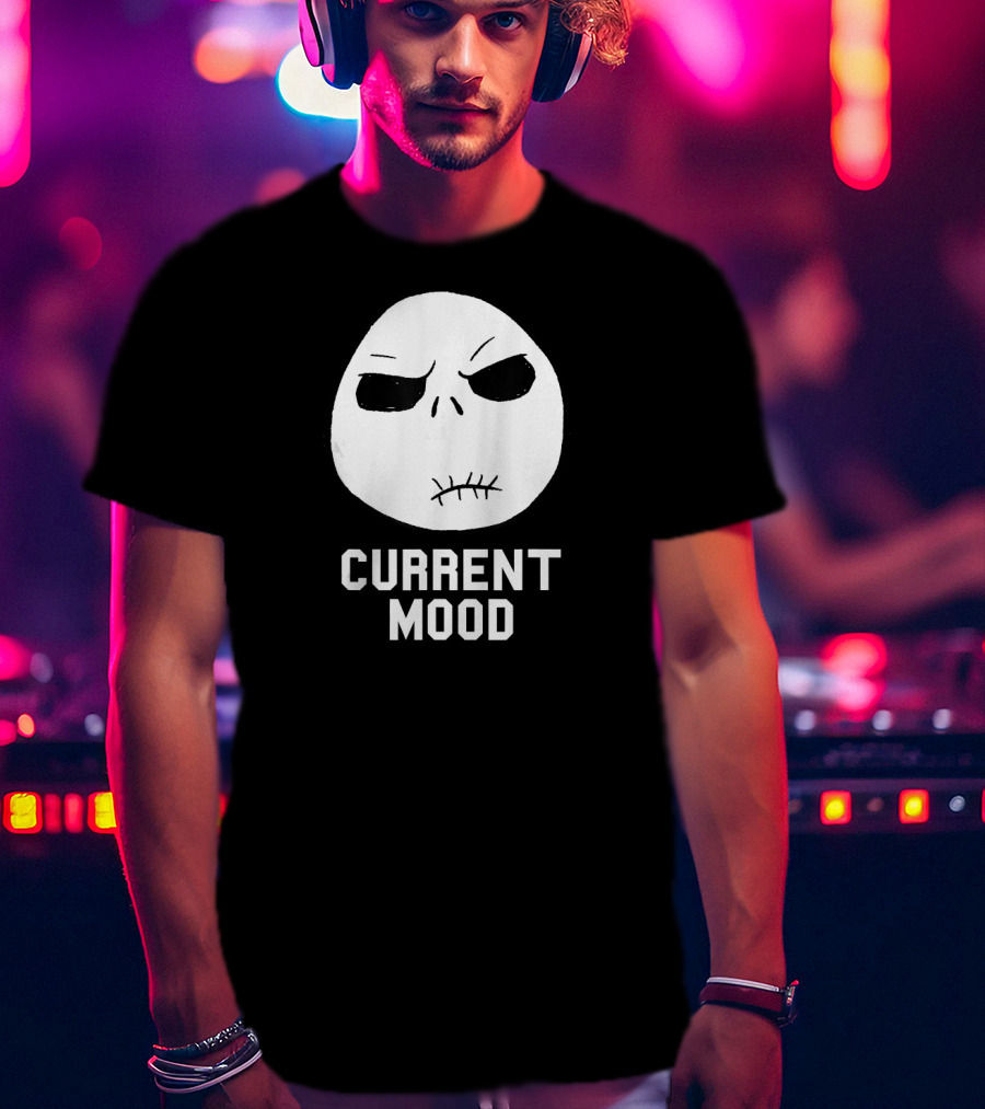Disney Nightmare Before Christmas Jack Skellington Current Mood T-Shirt