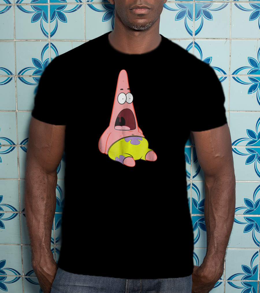 SpongeBob SquarePants Patrick Star Surprise Reaction T-Shirt