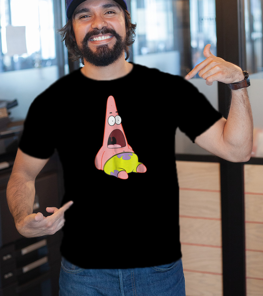 SpongeBob SquarePants Patrick Star Surprise Reaction T-Shirt