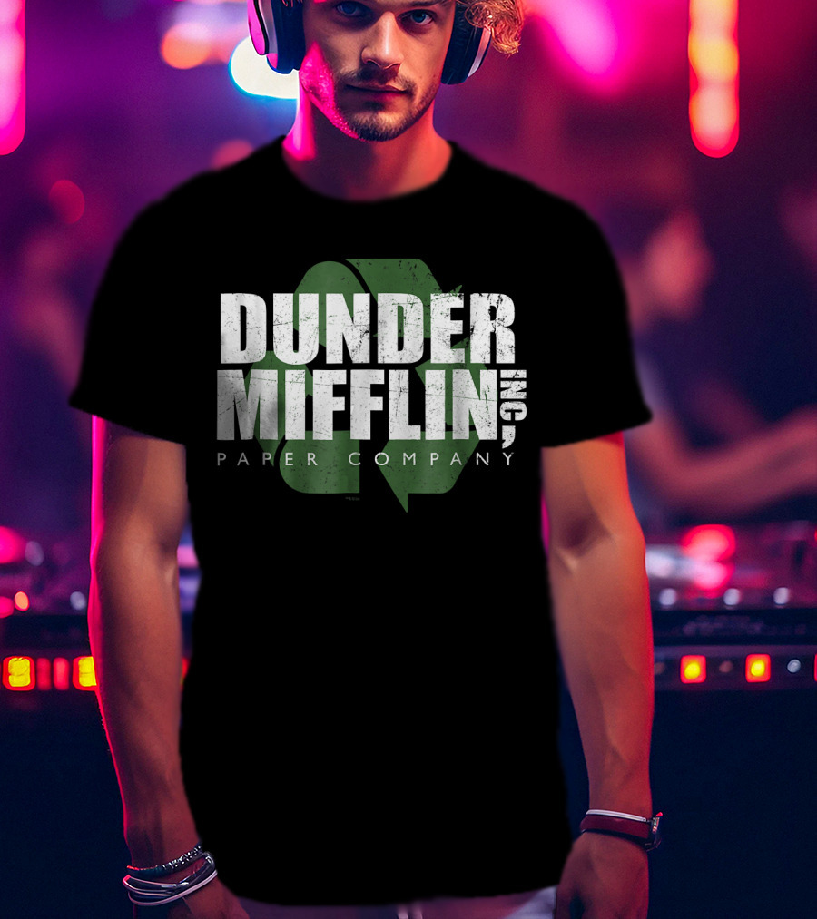 Dunder Mifflin Paper Company Recycle Logo Comfortable T-Shirt