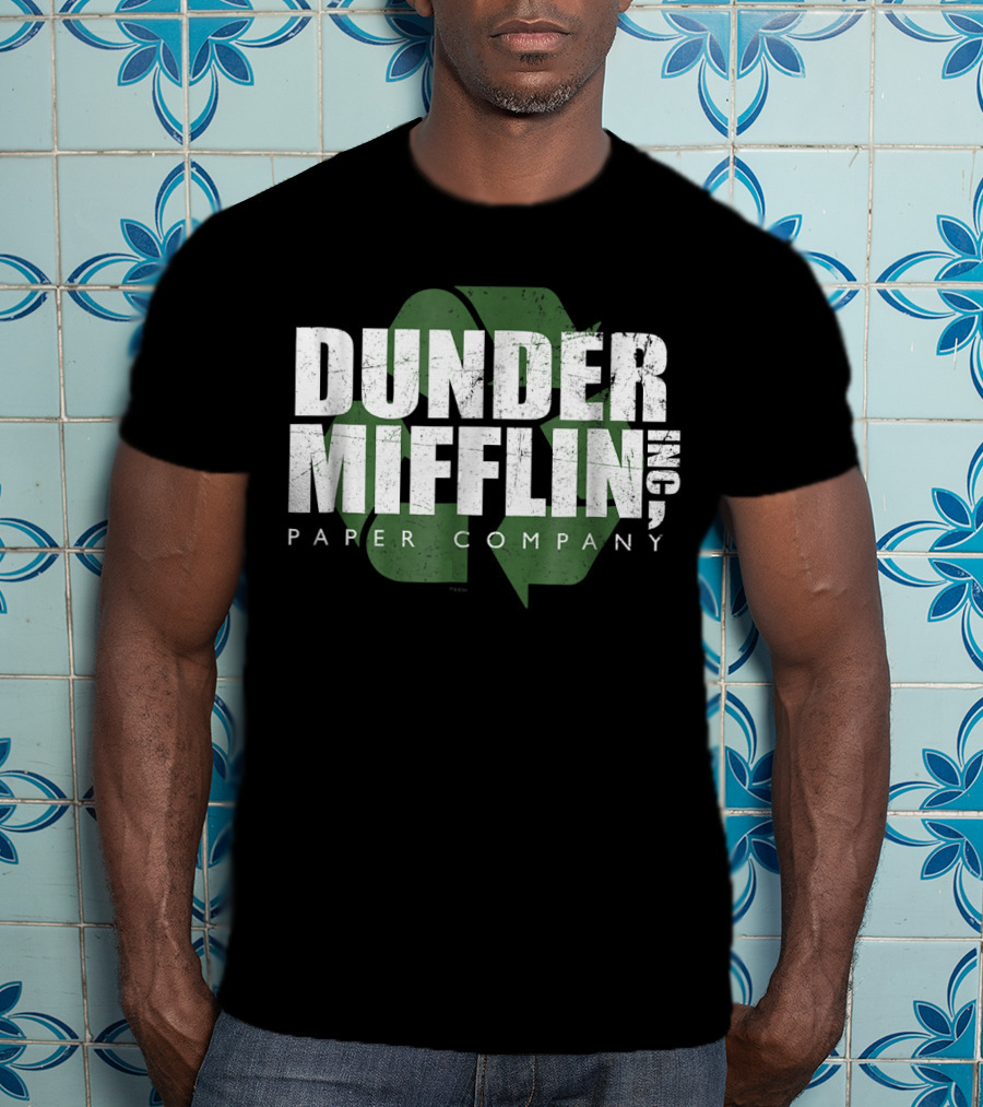 Dunder Mifflin Paper Company Recycle Logo Comfortable T-Shirt