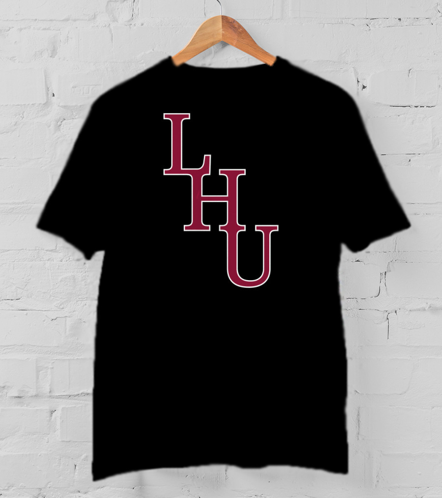 NCAA Lock Haven University LHU Bold Maroon Letters T-Shirt