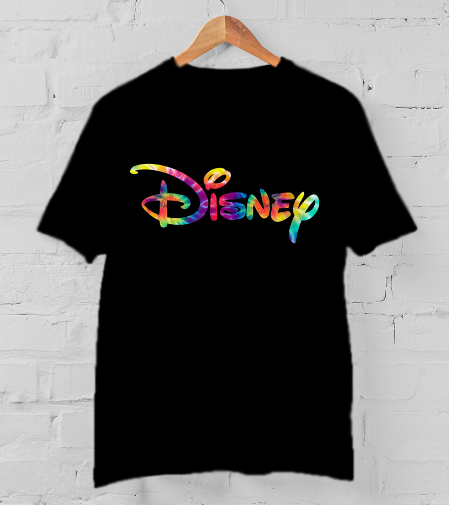 Disney Colorful Rainbow Tie Dye T-Shirt