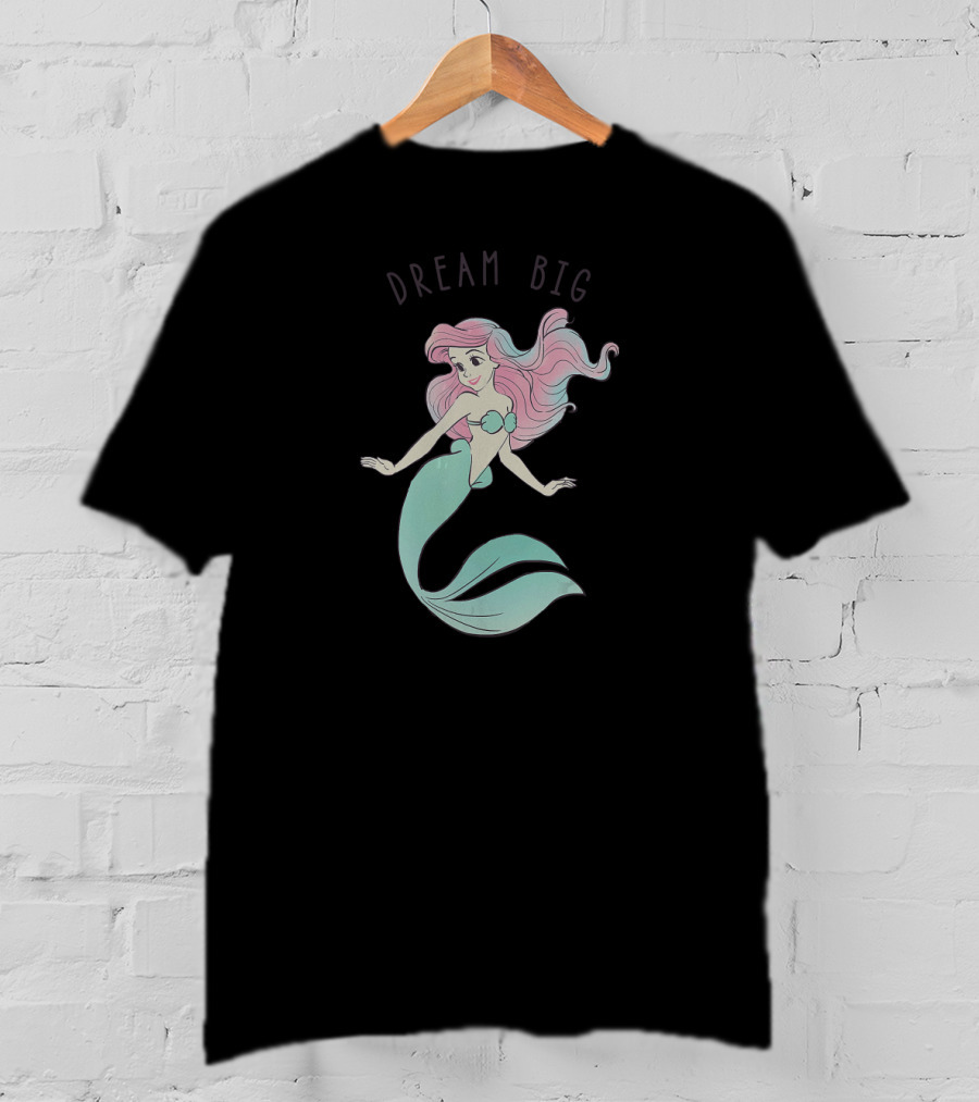 Disney The Little Mermaid Ariel Dream Big Mermaid T-Shirt