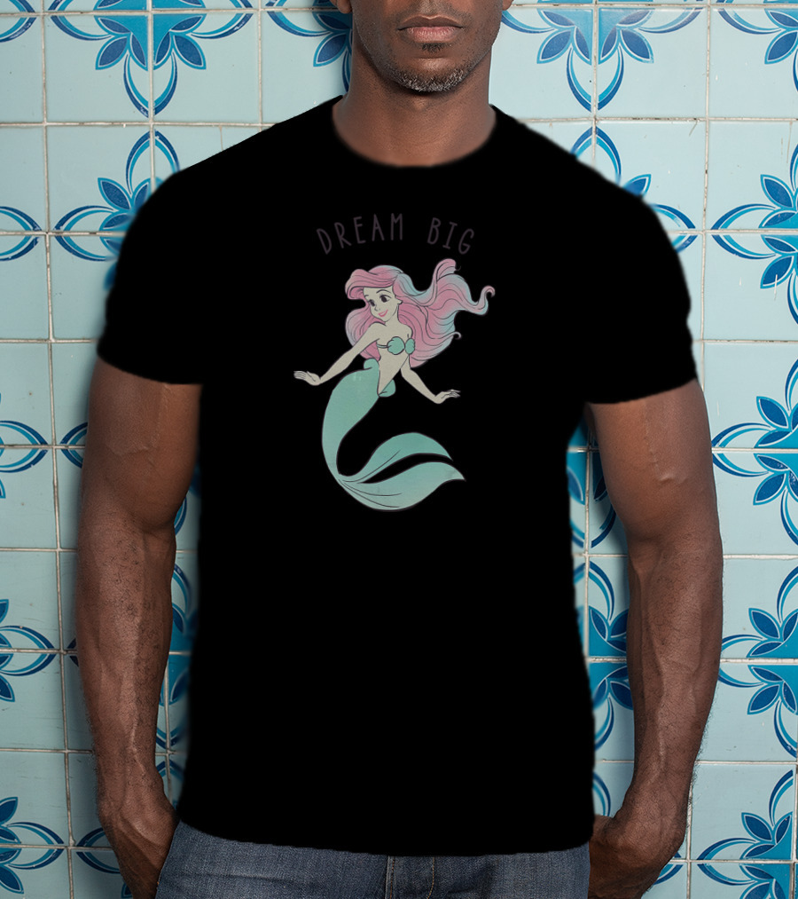 Disney The Little Mermaid Ariel Dream Big Mermaid T-Shirt