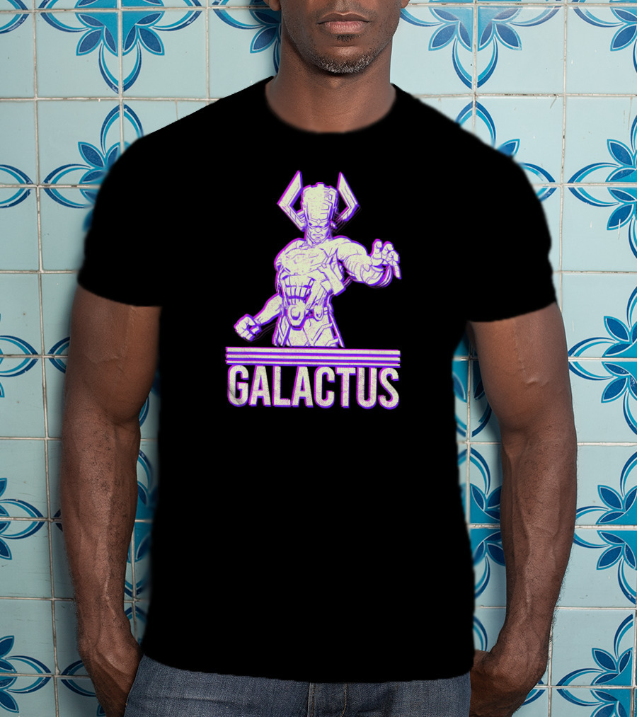 Marvel Galactus 3D Purple Cosmic Entity T-Shirt