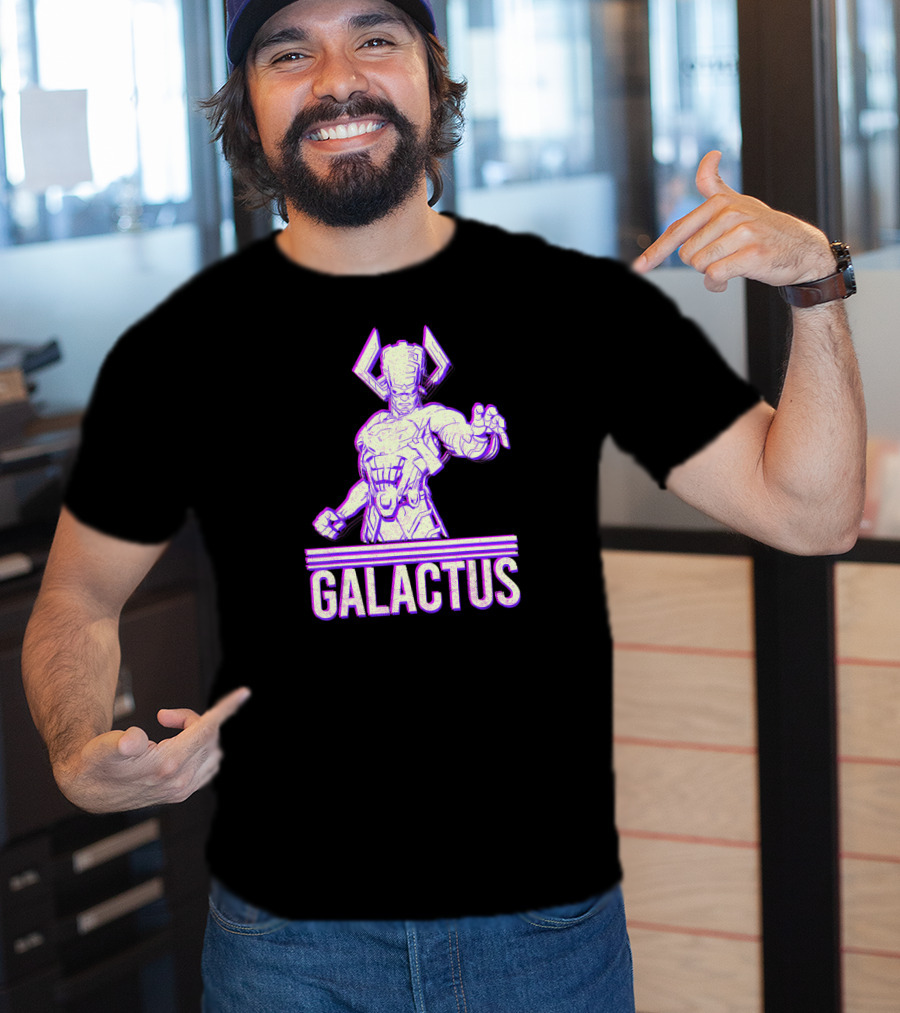 Marvel Galactus 3D Purple Cosmic Entity T-Shirt
