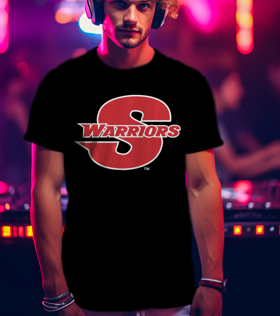 NCAA Cal State University Stanislaus Warriors Logo S T-Shirt