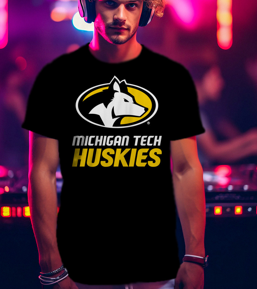 Michigan Tech Huskies NCAA Michigan Technological University T-Shirt